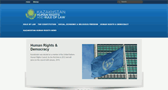 Desktop Screenshot of kazakhstanhumanrights.com