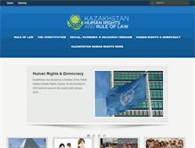 Tablet Screenshot of kazakhstanhumanrights.com